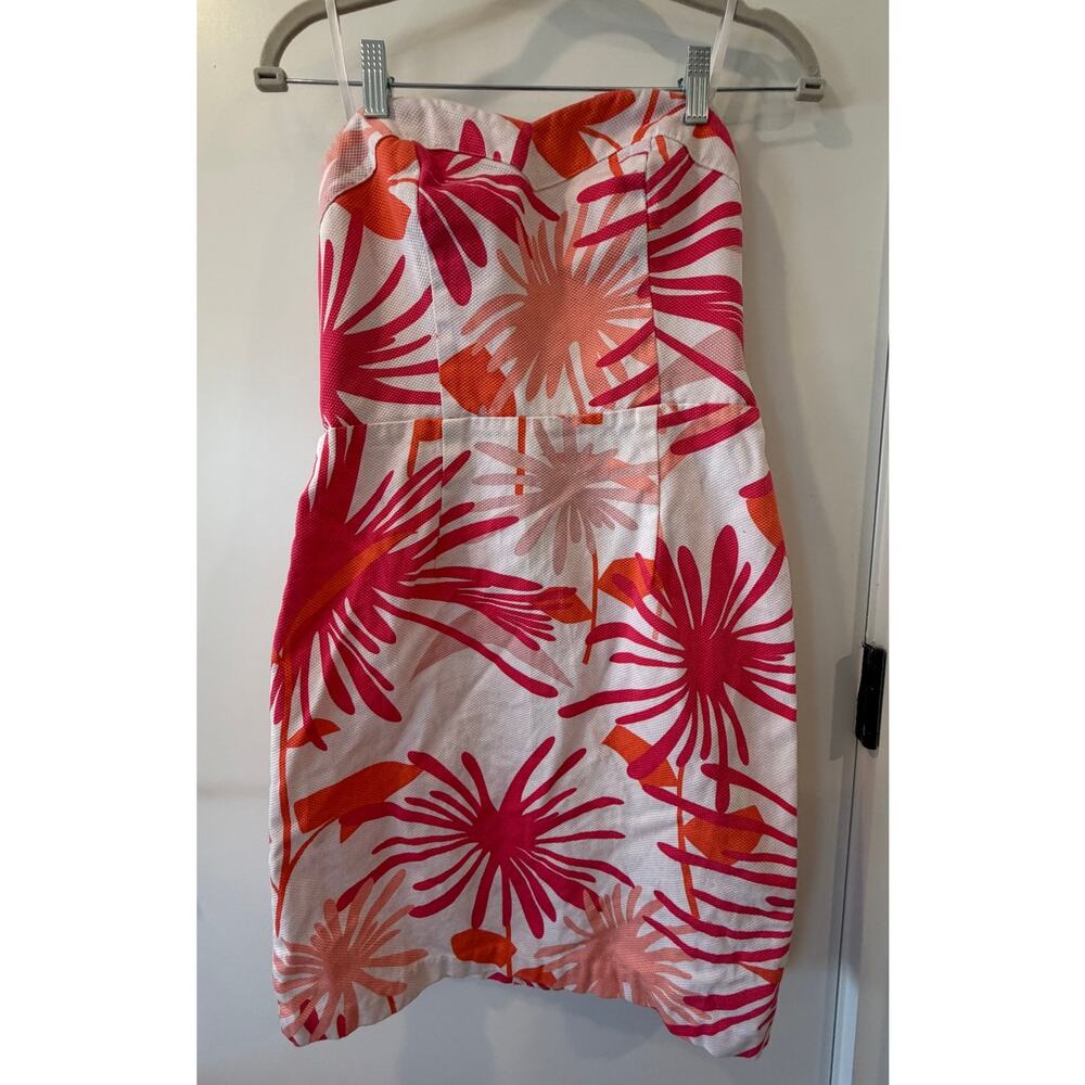 Tori Richard Honolulu Tube Dress Womens 6 Vacation Summer Vibes